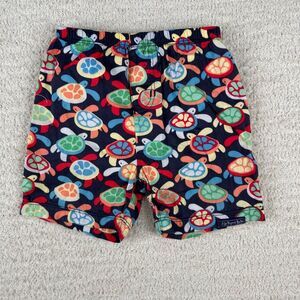 Jojo Maman Bebe Swim‎ Shorts Boys 6-12M Navy Blue Turtle Coastal Beach Swim